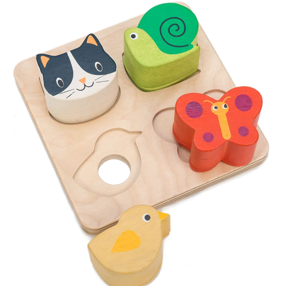 Holzpuzzle - 4 Teile - Tierfreunde