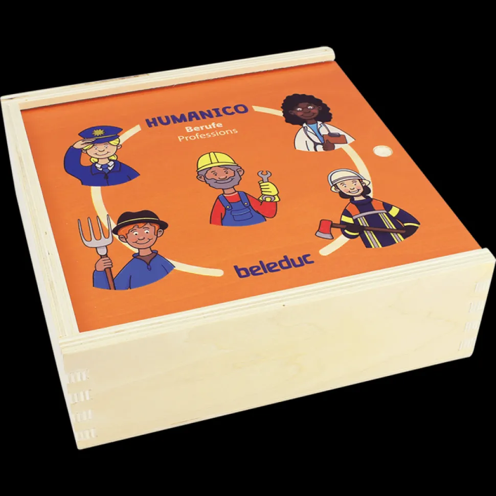 Holzpuzzle Box - Berufe