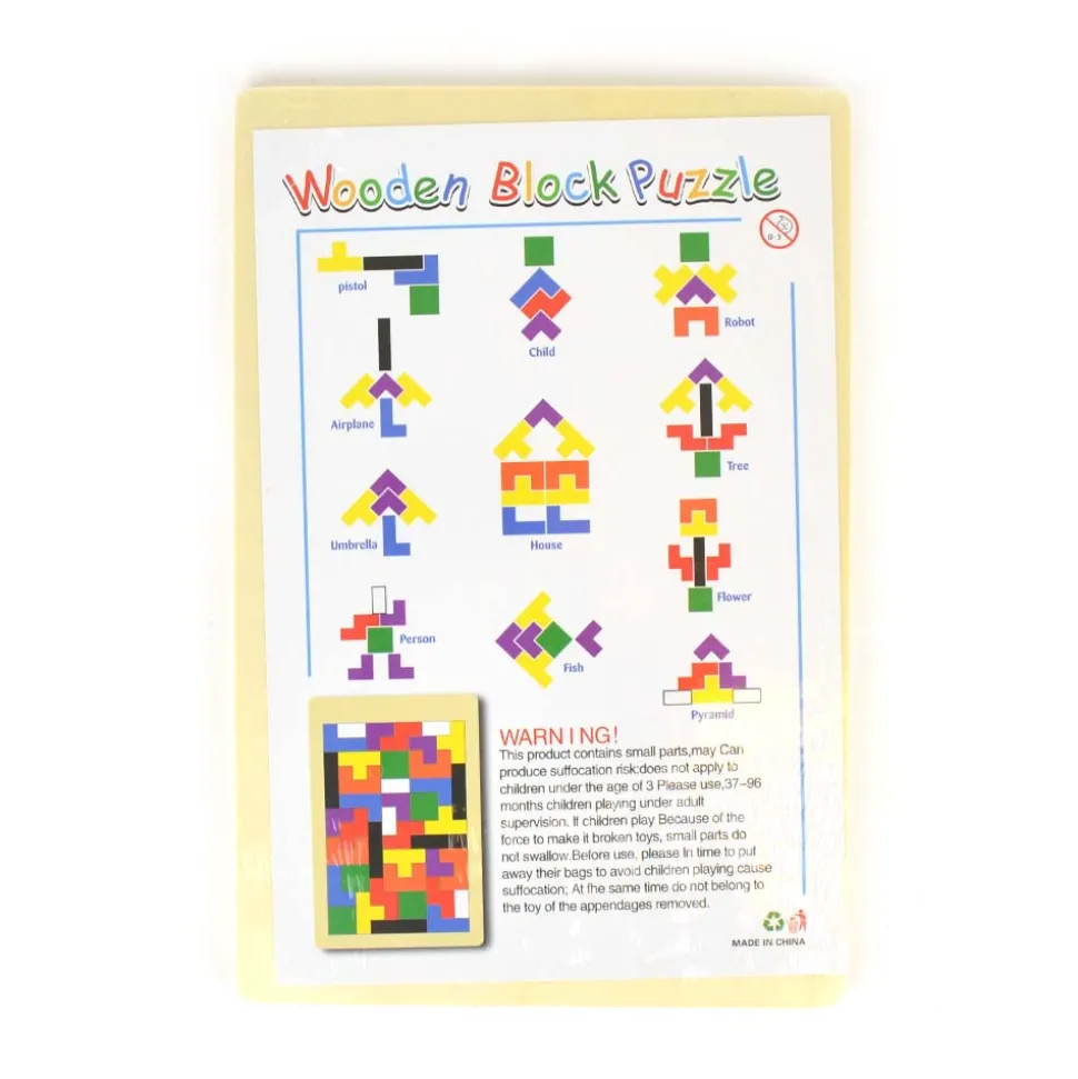 Holzpuzzle Tetris