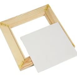 Holzrahmen Mit Leinwand 20,8 X 20,8 Cm