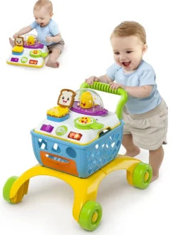 4-In-1 Einkaufs- Und Laufwagen