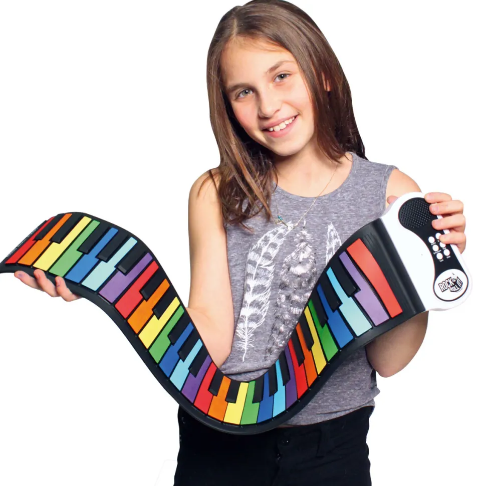 Instrumentmatte Klavier - Regenbogen