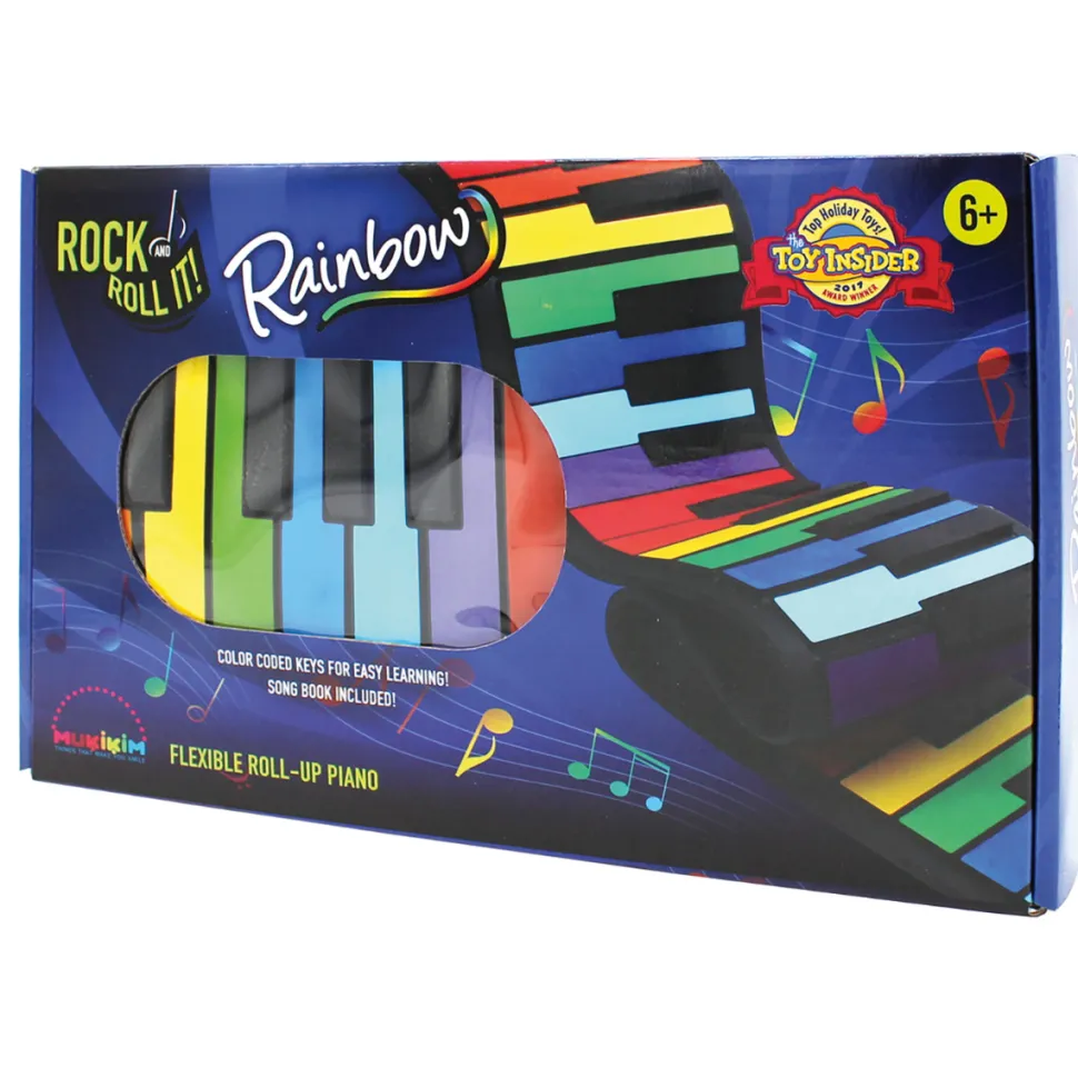 Instrumentmatte Klavier - Regenbogen