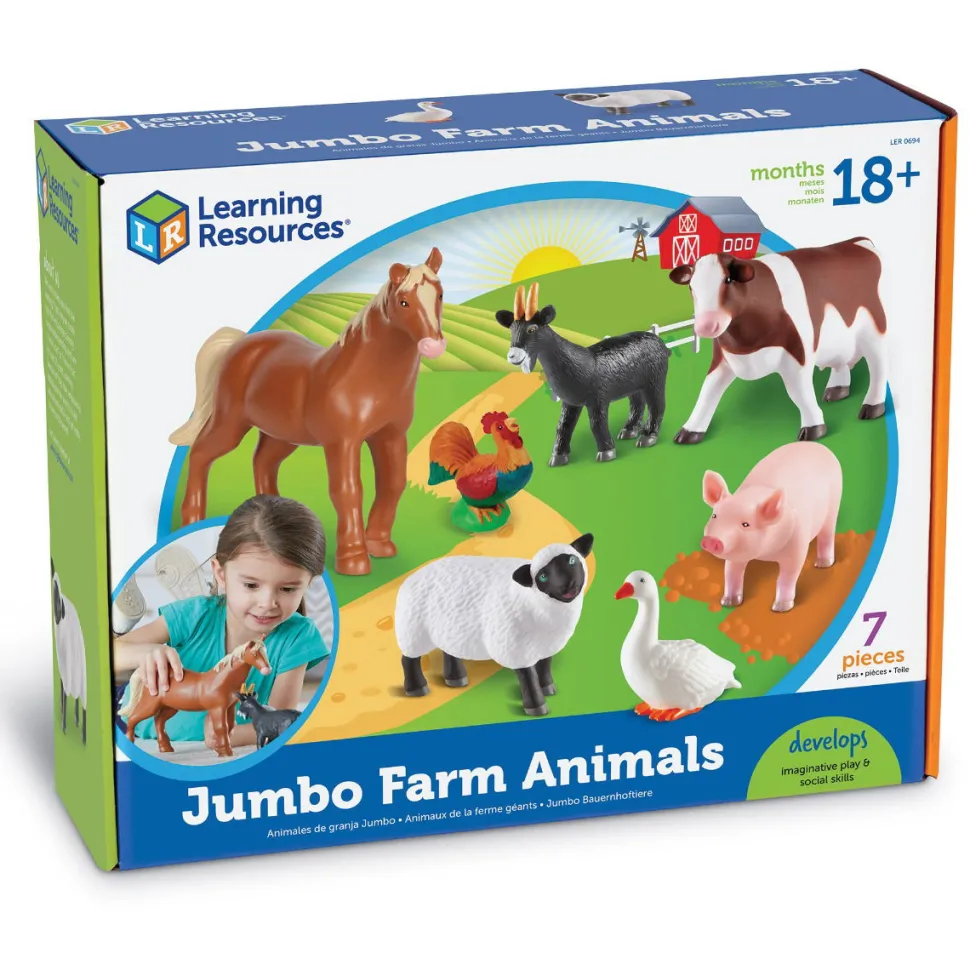 Jumbo Bauernhoftiere, 7 Stk.