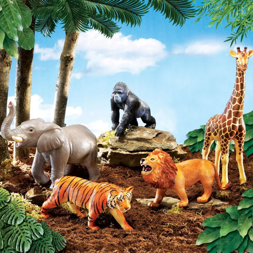 Jumbo Dschungeltiere, 5 Stk.