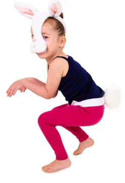 Kaninchen - Kopfbedeckung & Schwanz