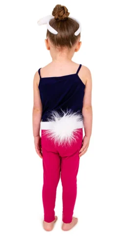 Kaninchen - Kopfbedeckung & Schwanz