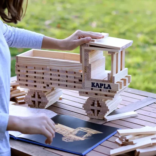 Kapla Inspirationsbuch - Blau (Fortgeschritten)