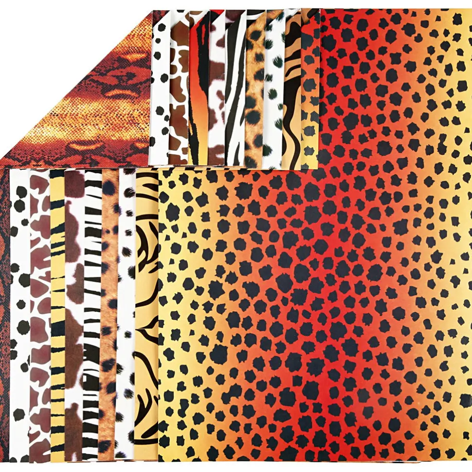 Karton A4 - Tierprints, 10 Bogen