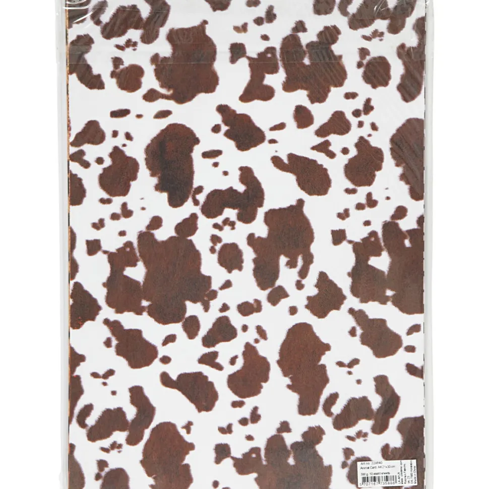 Karton A4 - Tierprints, 10 Bogen