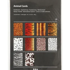Karton A4 - Tierprints, 10 Bogen