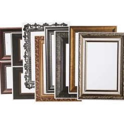 Karton Mit Rahmendruck - Metallic, 16 Bogen