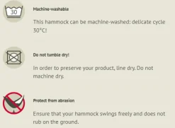 Kinder-Hangematte - Bio-Baumwolle - Dolphy