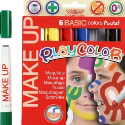 Kinderschminke Schminkfilzer - Grundfarben, 6 Stk.