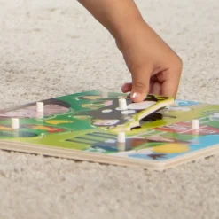 Knopfpuzzle Aus Holz