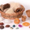 Korb Gefullt Mit Naturmaterialien