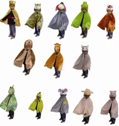 Kostumcapes - Tierverkleidungen, 13 Stk.