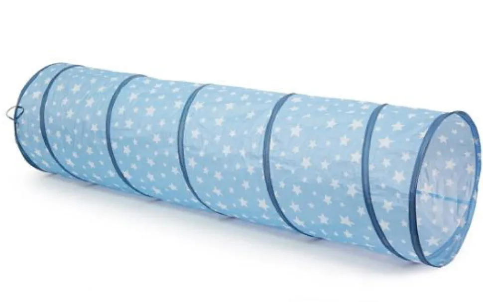 Krabbeltunnel Mit Sternen - Blau
