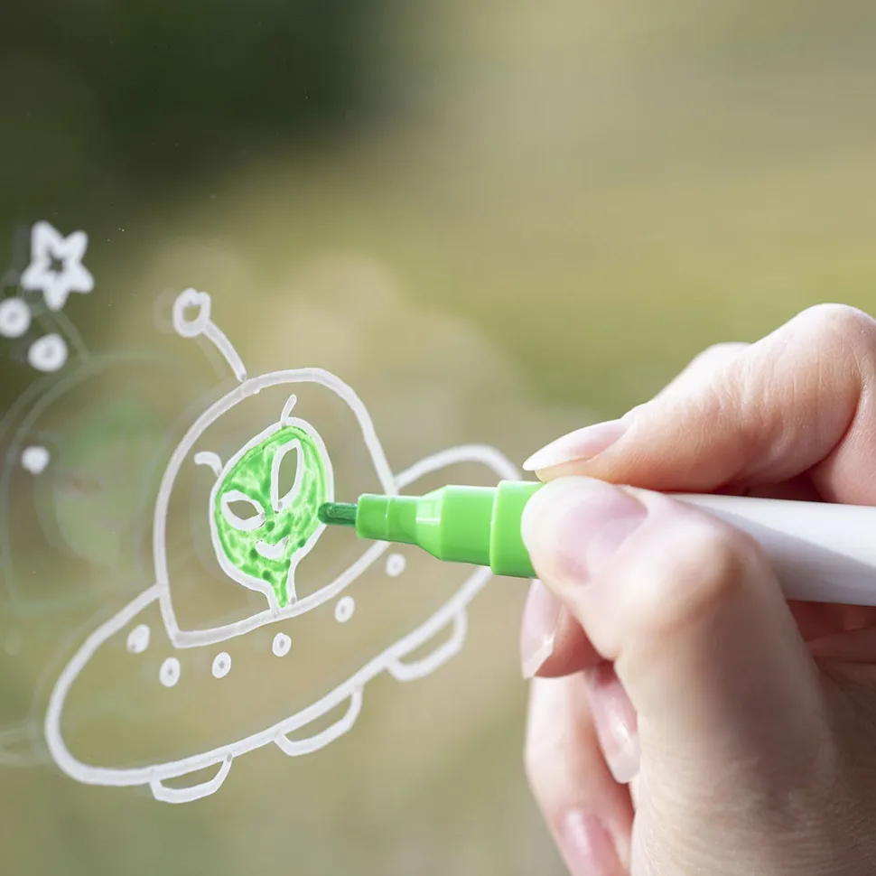 Kreidefilzer - Knallige Farben, 5 Stk.