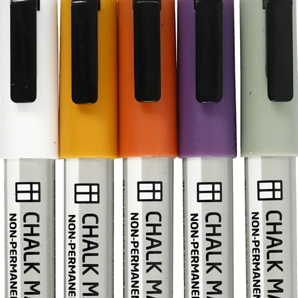 Kreidefilzer - Sachte Farben, 5 Stk.