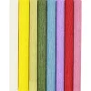 Krepppapier - Standardfarben, 8 Blatt