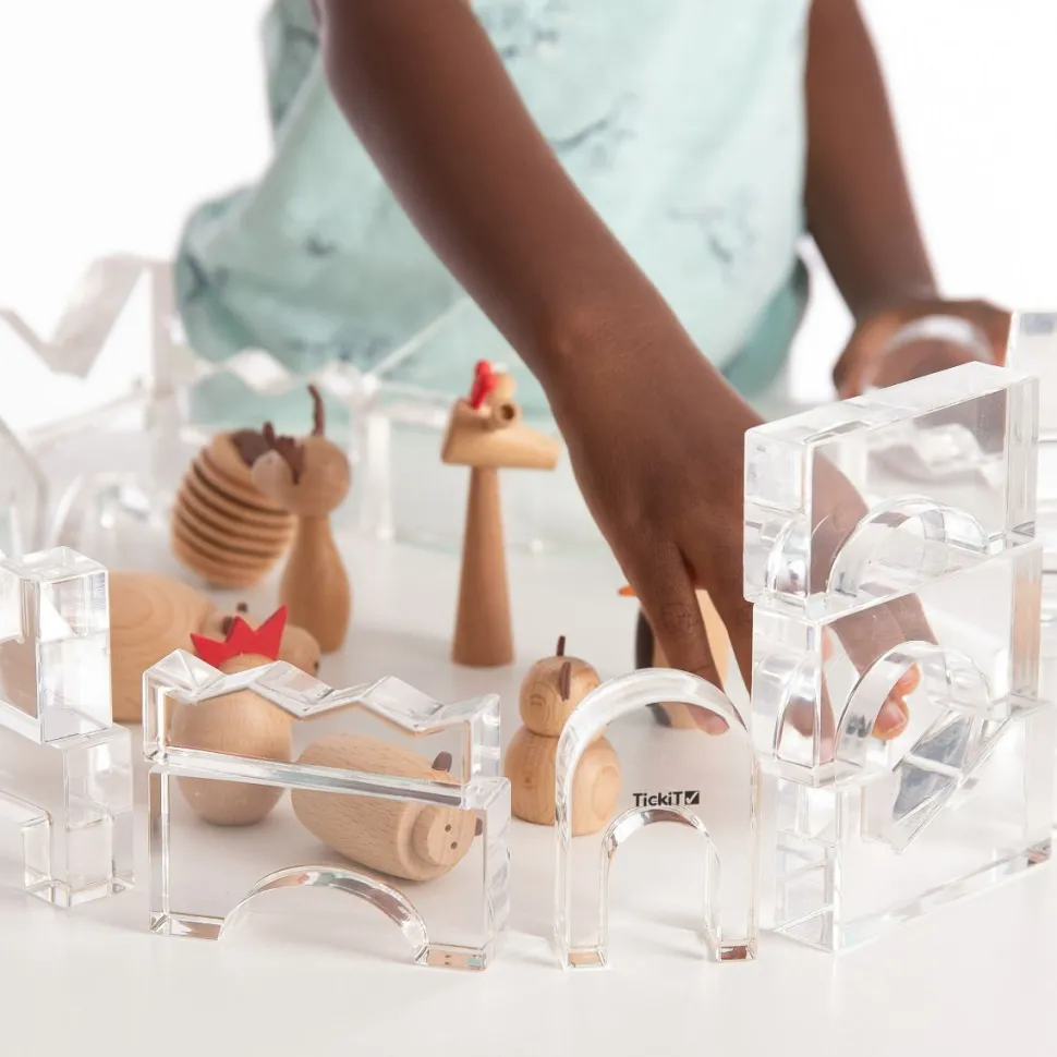 Kristallformen - Transparent, 25 Stk