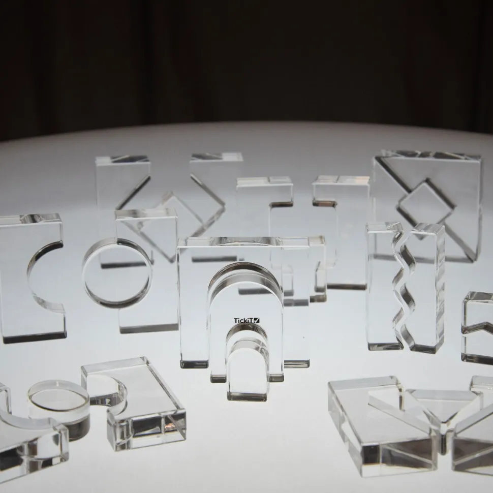 Kristallformen - Transparent, 25 Stk