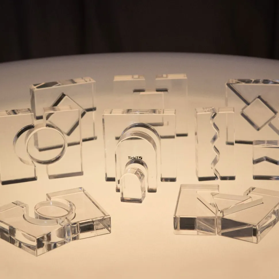 Kristallformen - Transparent, 25 Stk