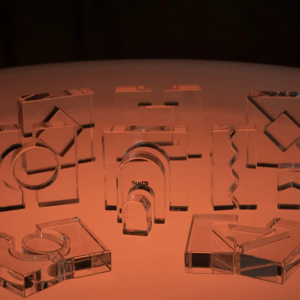 Kristallformen - Transparent, 25 Stk