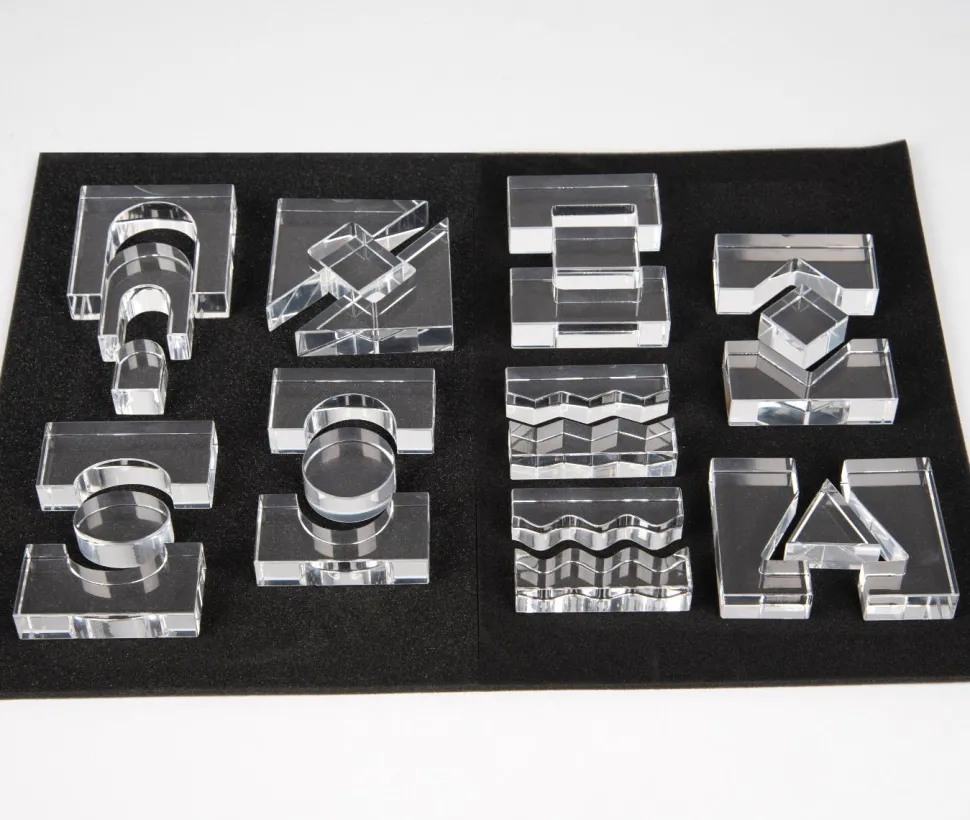 Kristallformen - Transparent, 25 Stk