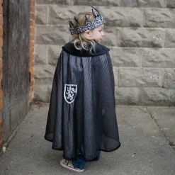 Krone Mittelalter - Silber/Schwarz