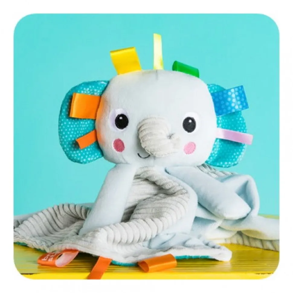 Kuscheltuch Mit Etiketties - Elefant
