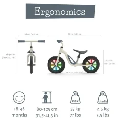 Laufrad Charlie Glow - Beige (1½-4 Jahre)