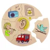 Lernpuzzle Aus Holz - Die Funf Sinne