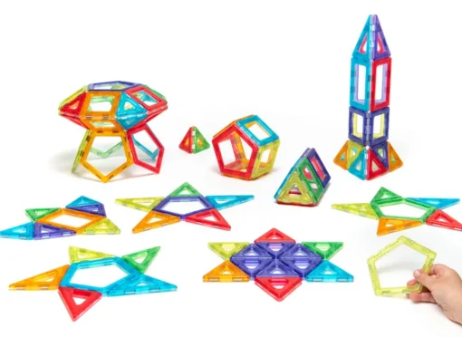 Mag Polydron - Transparent - 100 Teile