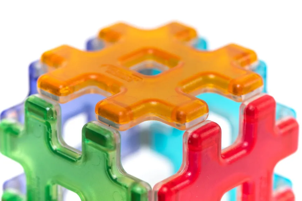Mag Polydron Hashmag Klassenset - 72 Teile