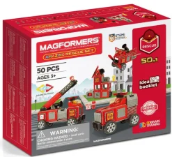 Magformers Feuerwache Und Fahrzeuge - 50 Stk.