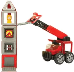 Magformers Feuerwache Und Fahrzeuge - 50 Stk.
