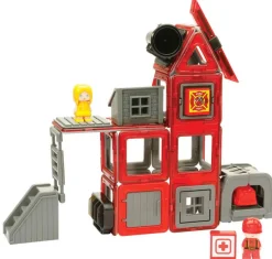 Magformers Feuerwache Und Fahrzeuge - 50 Stk.