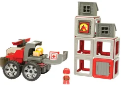 Magformers Feuerwache Und Fahrzeuge - 50 Stk.