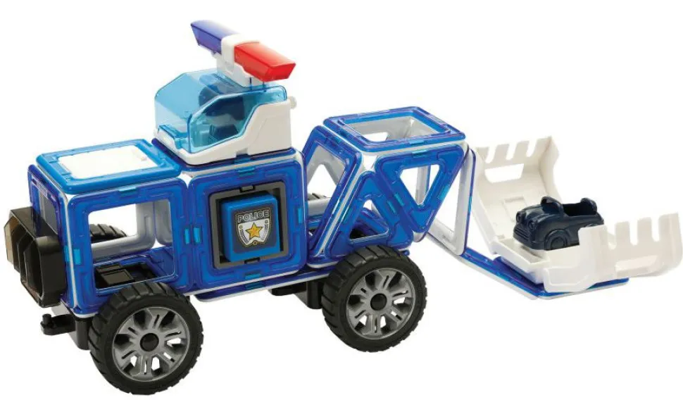 Magformers Polizeiwache Und Fahrzeuge - 50 Stk.