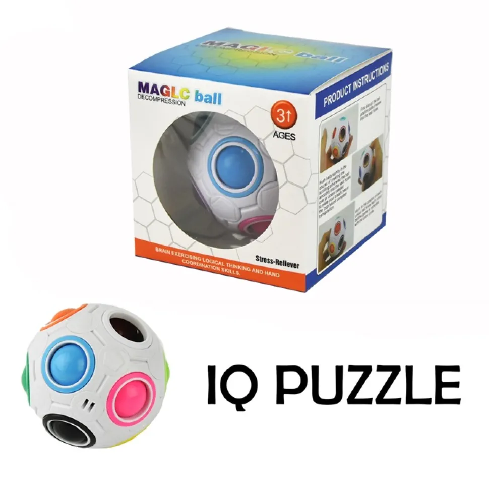 Magic Ball - Regenbogenball, 7 Cm