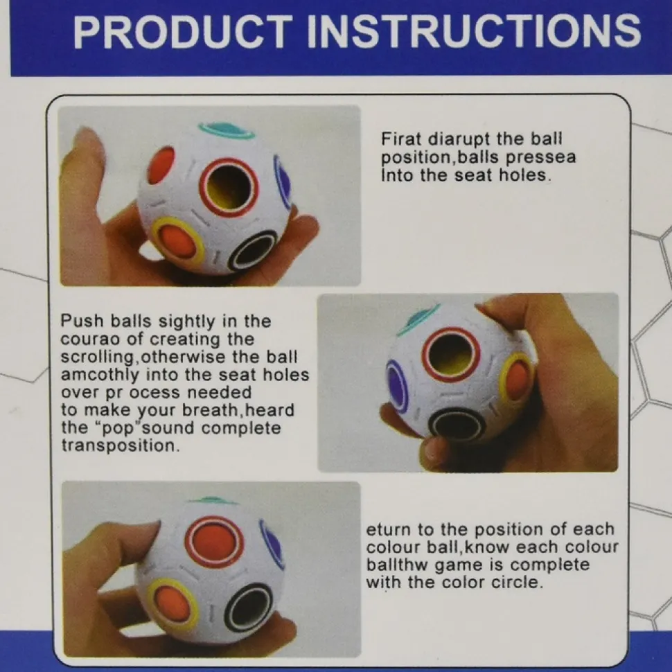 Magic Ball - Regenbogenball, 7 Cm