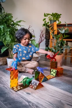 Magna-Tiles - Dino World, 40 Teile