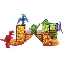 Magna-Tiles - Dino World, 40 Teile