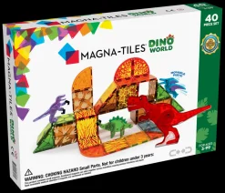 Magna-Tiles - Dino World, 40 Teile