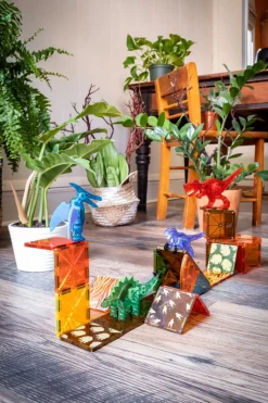 Magna-Tiles - Dino World, 40 Teile