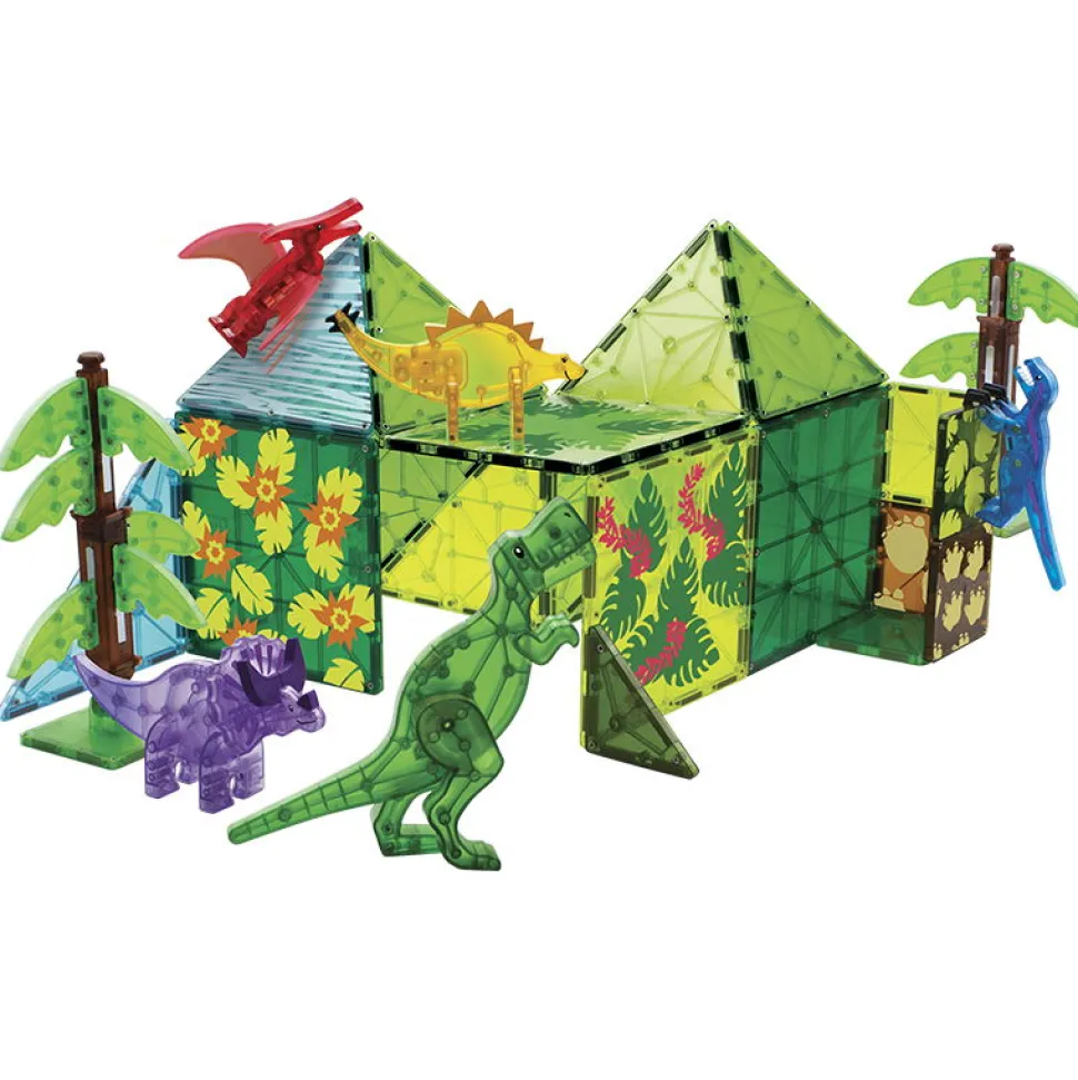 Magna-Tiles - Dino World Xl, 50 Teile