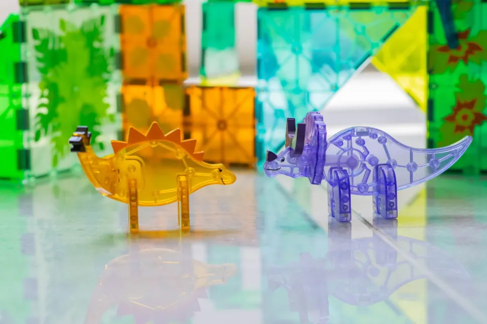 Magna-Tiles - Dino World Xl, 50 Teile