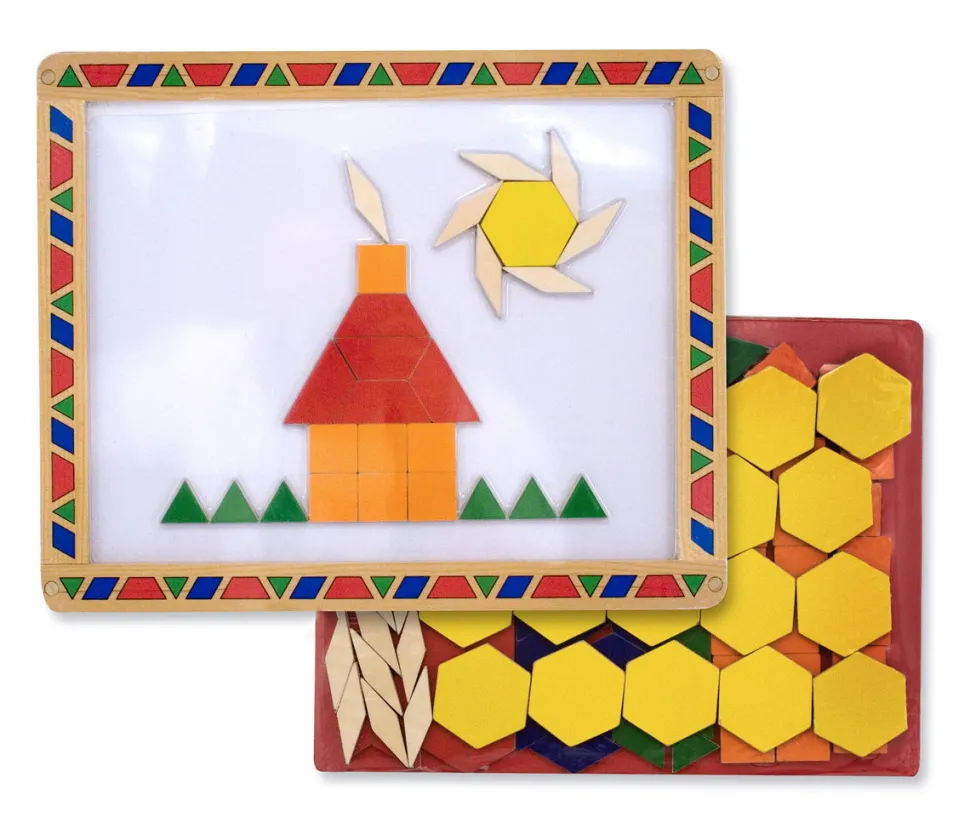 Magnettafel Mit Geometrischen Formen
